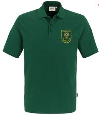 Poloshirt - dunkelgrün mit Logo